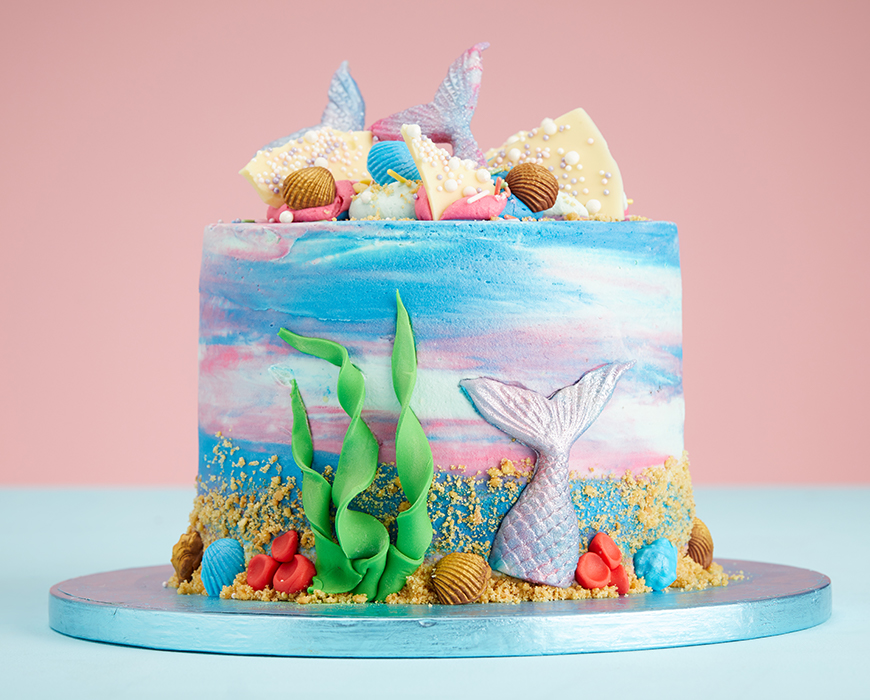 Mermaid Birthday Cake To Buy | Order Online & Enjoy Home Delivery | Lola's