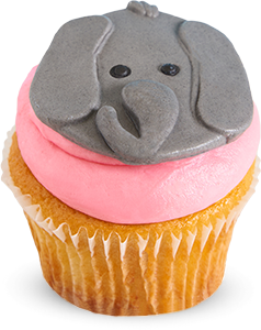 Elephant cupcake Vanilla