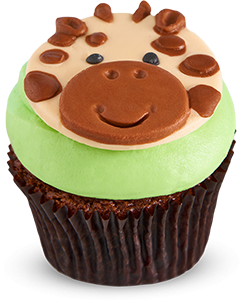 Giraffe cupcake Chocolate