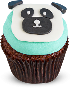 Panda cupcake Chocolate